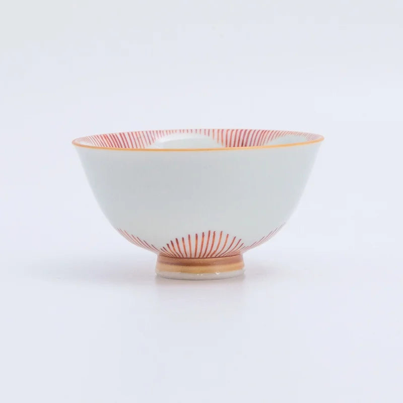 Flower wood bandit rice bowl (small)