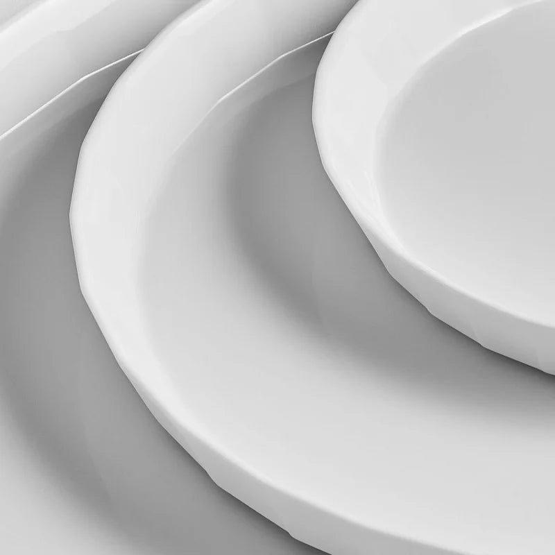 Plate Medium / Gloss white(20cm)