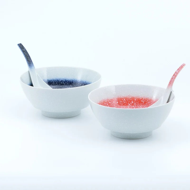 snow red ramen bowl