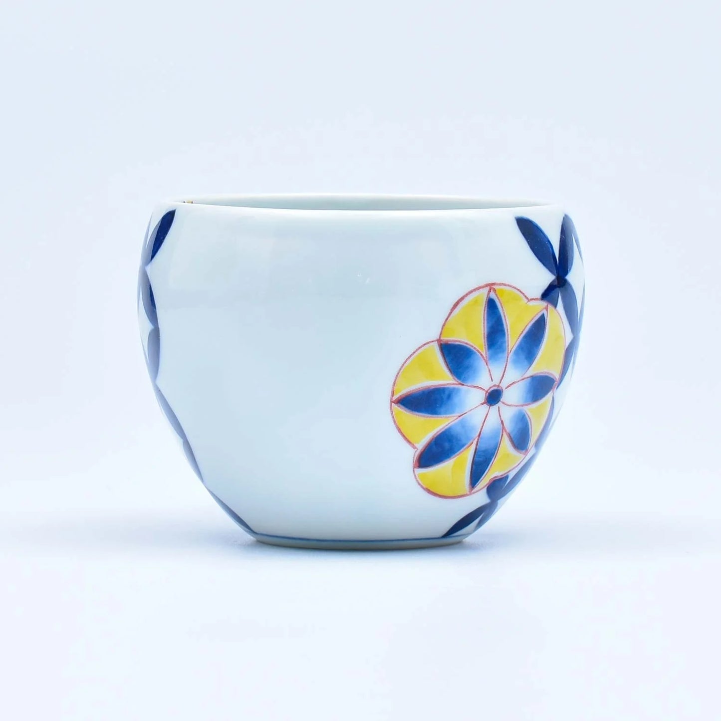 Cloisonné Hana Crest Maru Mug (Blue)